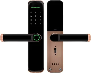 Slim biometrisch deurslot - 22x240mm - frosted