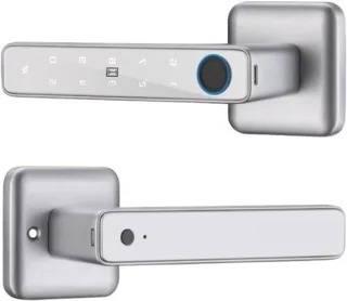 Slim Biometrisch Deurslot - Zilver