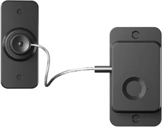 Slim deurslot - 10 mm - zwart