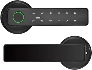 Slim deurslot - app slot - zwart