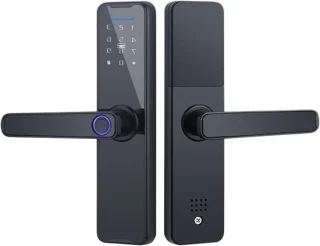 Slim deurslot biometrisch digitaal zwart