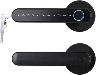 Slim Deurslot - Biometrisch slot - 10 mm - Zwart