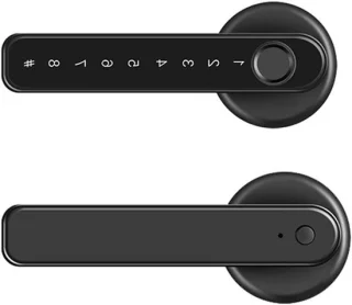 Slim deurslot biometrisch slot zwart