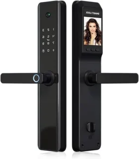 Slim deurslot - biometrisch - zilver
