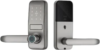 Slim Deurslot Biometrisch Zilver