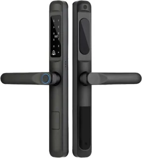 Slim deurslot - biometrisch - zwart