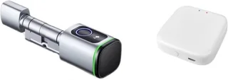 Slim deurslot cilinder zilver