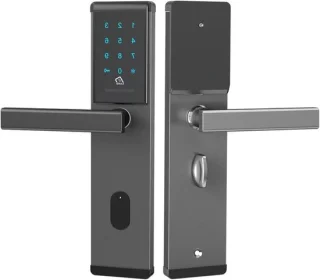 Slim deurslot digitaal 38-65 mm nero