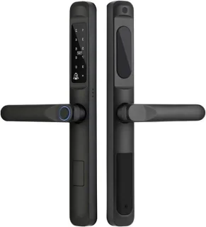 Slim deurslot digitaal 85/92mm zilver