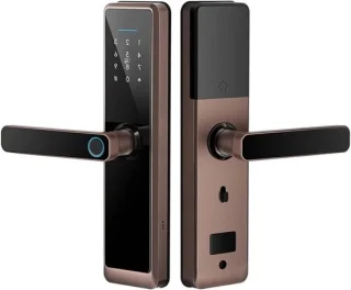 Slim deurslot digitaal roségoud