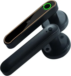 Slim deurslot digitaal zilver