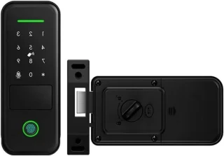 Slim Deurslot Elektrisch Randslot Zwart