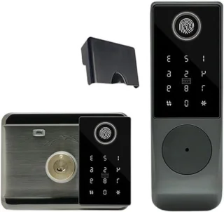 Slim Deurslot Elektronisch 10 cm Zwart