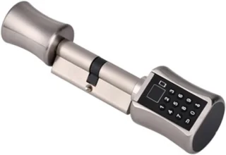 Slim deurslot elektronisch 100mm zwart