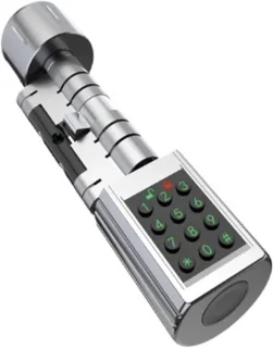 Slim deurslot elektronisch 80 mm zwart