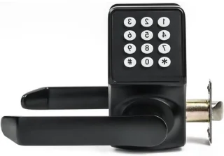 Slim deurslot - elektronisch deurslot 35-55 mm mat zwart