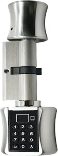 Slim deurslot - elektronisch slot - 115 mm - zilver