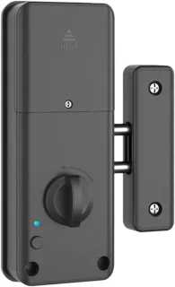 Slim deurslot - elektronisch slot - 25 cm - zwart