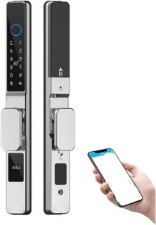 Slim deurslot - elektronisch slot - zilver