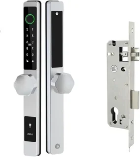 Slim deurslot elektronisch slot zilver