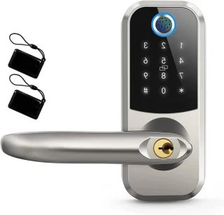 Slim deurslot - elektronisch slot - zilver