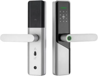 Slim deurslot elektronisch slot zilver