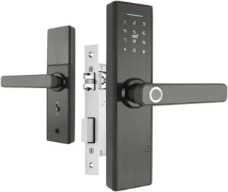 Slim deurslot elektronisch slot zwart