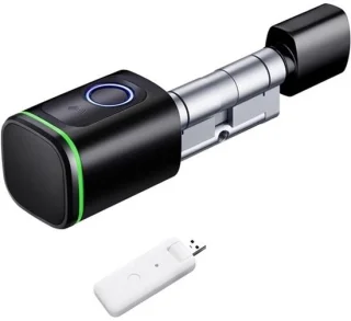 Slim deurslot elektronisch zwart