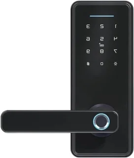 Slim deurslot elektronisch zwart