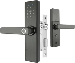 Slim deurslot elektronisch zwart
