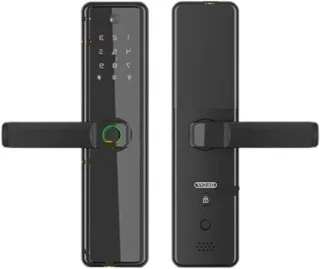 Slim deurslot met camera - Digitaal vingerafdrukslot - Zilver