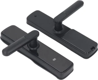 Slim Deurslot met Handvat 35-90 mm Zilver