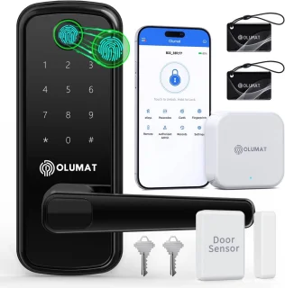 Slim deurslot met handvat