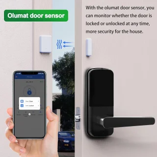 Slim deurslot met handvat