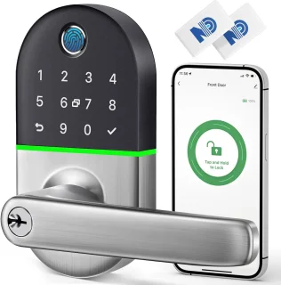 Slim deurslot met handvat