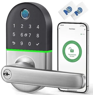 Slim deurslot met handvat