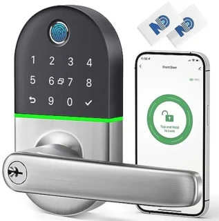 Slim deurslot met handvat