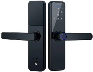Slim deurslot met vingerafdruk, app-bediening en code