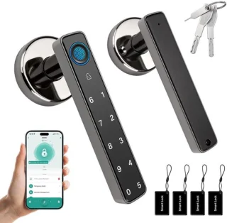 Slim deurslot met vingerafdruk en appbediening