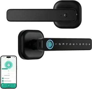 Slim deurslot met vingerafdrukbiometrie