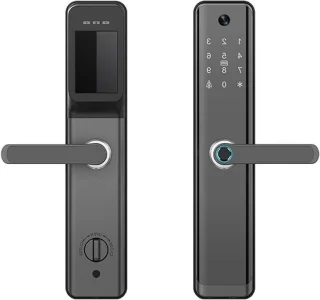 Slim deurslot - smart lock camera - 30 x 388 mm - zwart