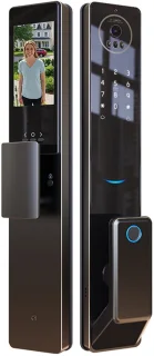 Slim deurslot smart lock pc 72mm zwart