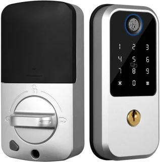 Slim Deurslot Smartlock 35-55mm Zilver