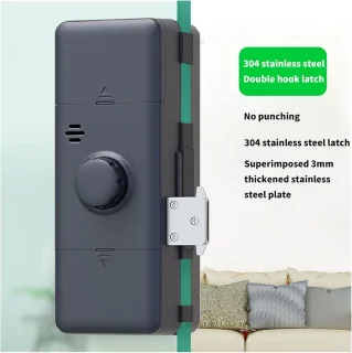 Slim deurslot type b zwart