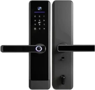 Slim deurslot video intercom zwart