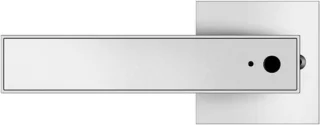 Slim deurslot vingerafdruk zilver