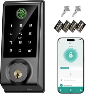 Slim deurslot zwart