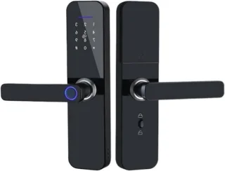Slim Digitaal Deurslot 16 cm Zwart