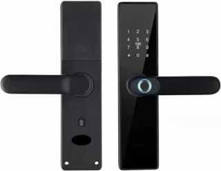 Slim digitaal deurslot 35-55 mm zwart