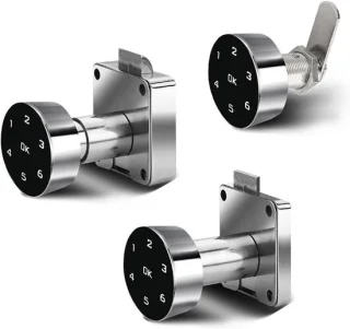 Slim digitaal deurslot 37,5mm zilver